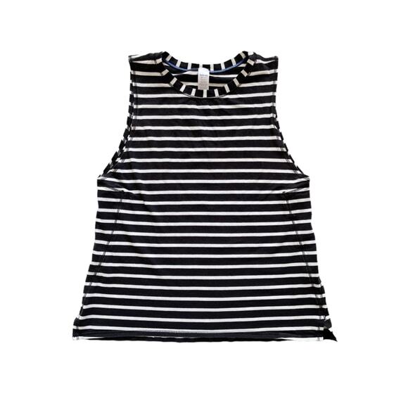 Ivivva Other - Ivivva Black + White Striped Luminous Muscle Tank Size 14